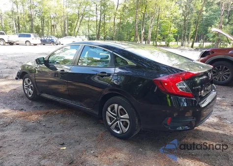2016 Honda Civic Lx из США, поврежденный, VIN 19XFC2F59GE047822